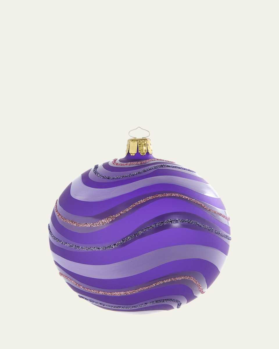 Pop Art Welle Ball Christmas Ornament